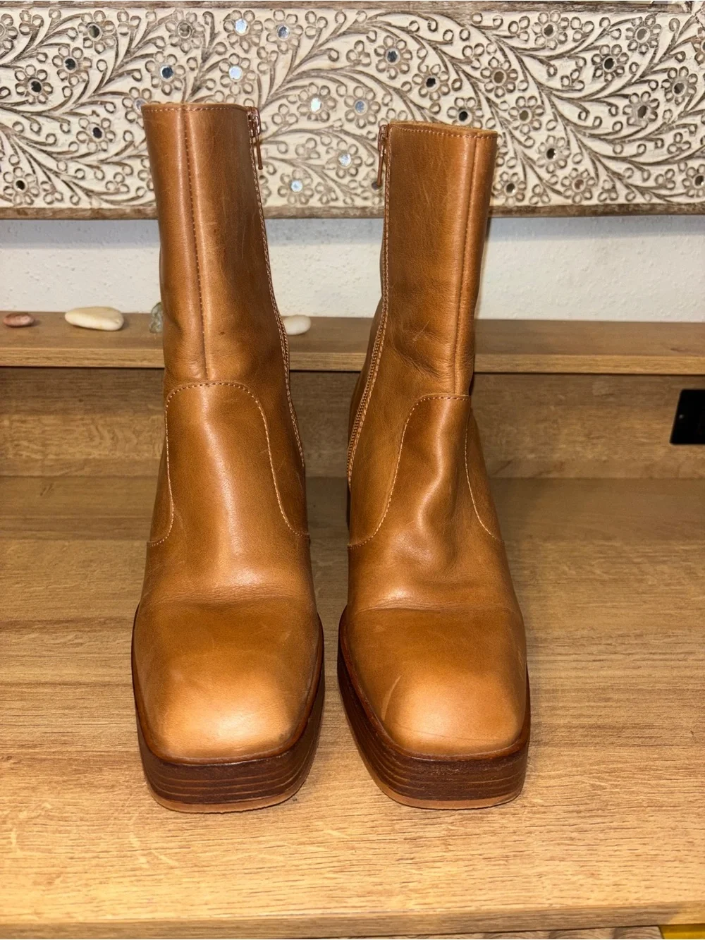 Free People Carmel Ruby Platform Ankle Boots